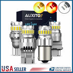 Set of 4 LED Indicator Signal Bulbs for (1157, 1156, 3157, 7443, 7440)