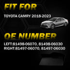 Set of 2 Tail Light Covers for Toyota Camry (2018–2023)