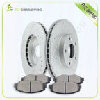 Front Brake Rotors and Ceramic Pads for Honda CR-V (2002–2004)
