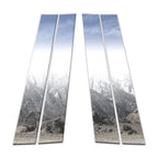 Diamond Grade 4pc Stainless Steel Pillar Post Covers for 2015-19 Subaru Outback