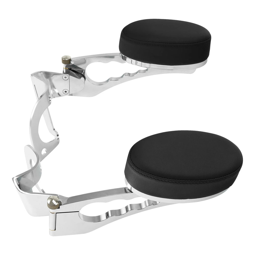 Chrome Rear Passenger Armrests for Harley Street Road Glide (2014–2025)