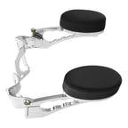 Chrome Rear Passenger Armrests for Harley Street Road Glide (2014–2025)