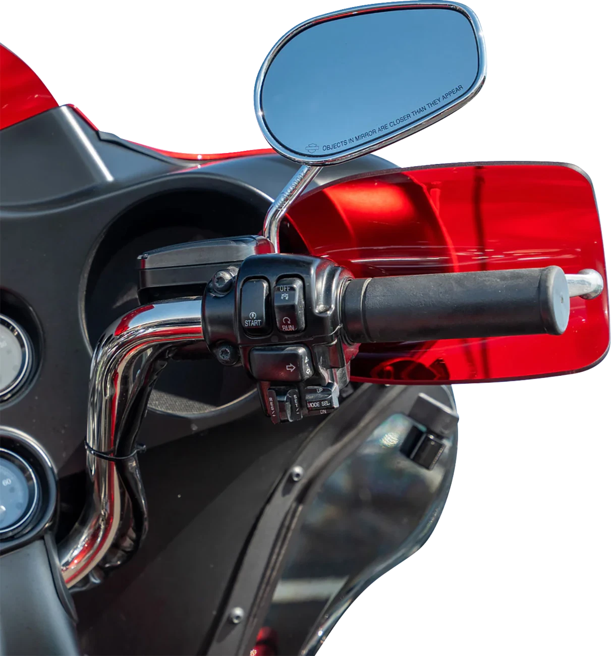 Klock Werks Flare Handguards for Harley-Davidson Hydraulic Clutch