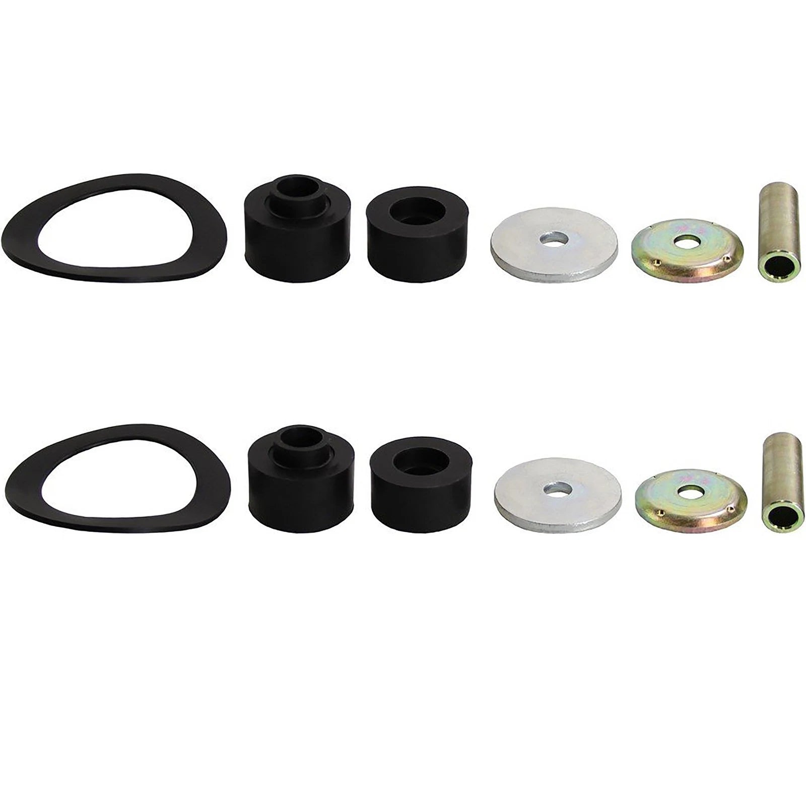 Set of 2 Rear Strut Mounts for Chrysler 200, Dodge Caliber, Jeep (2007–2017)