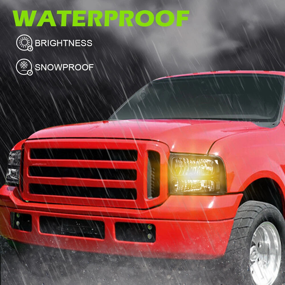 Black Headlights Conversion Kit for Ford Super Duty Excursion (1999–2004)