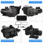 Pool Pump Motor and Seal Replacement Kit for Hayward Max Flow