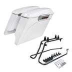 5" Stretched Saddlebags & Conversion Bracket for Harley Softail (1986–2017)
