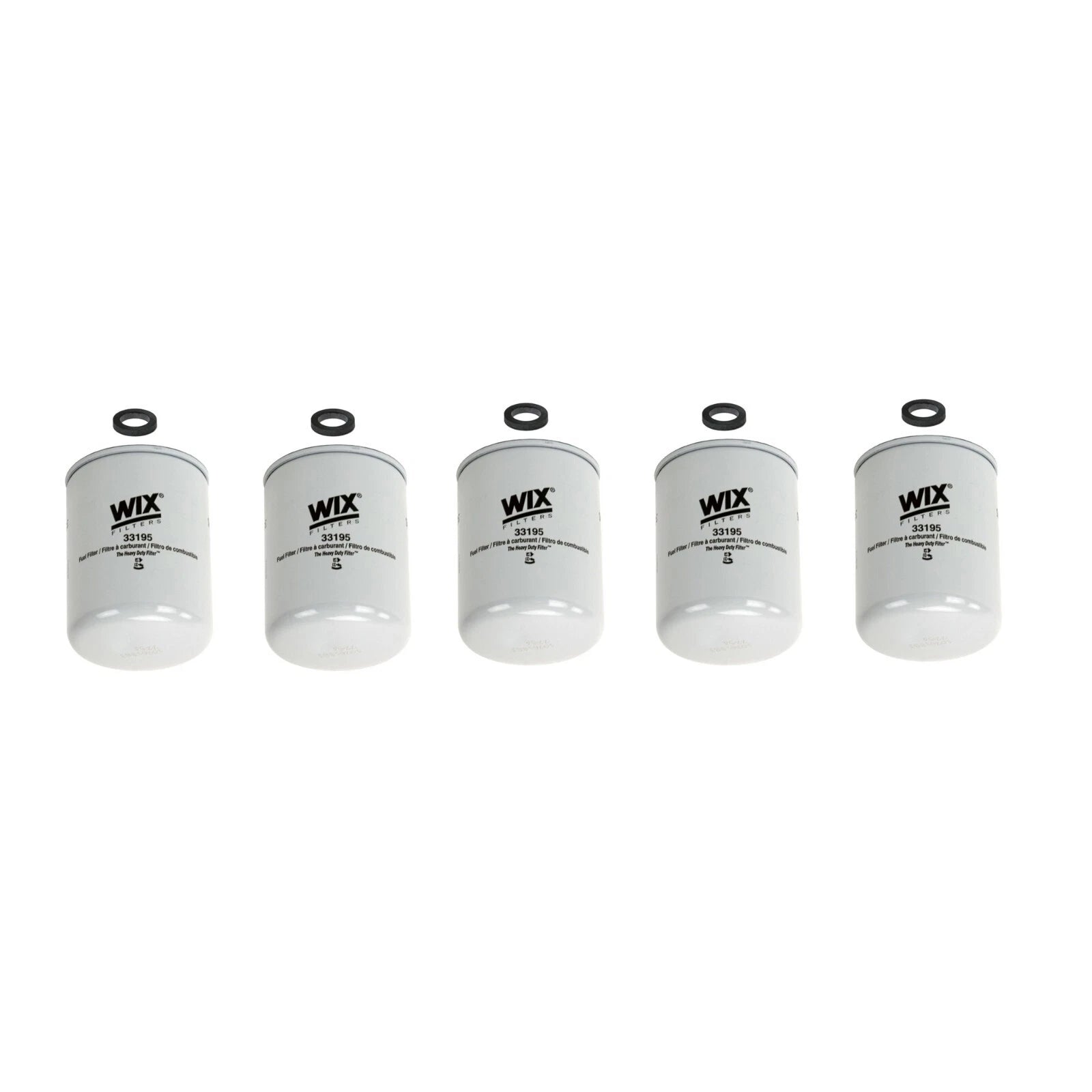 Set of 5 Wix Fuel Filters for (Spin-On)