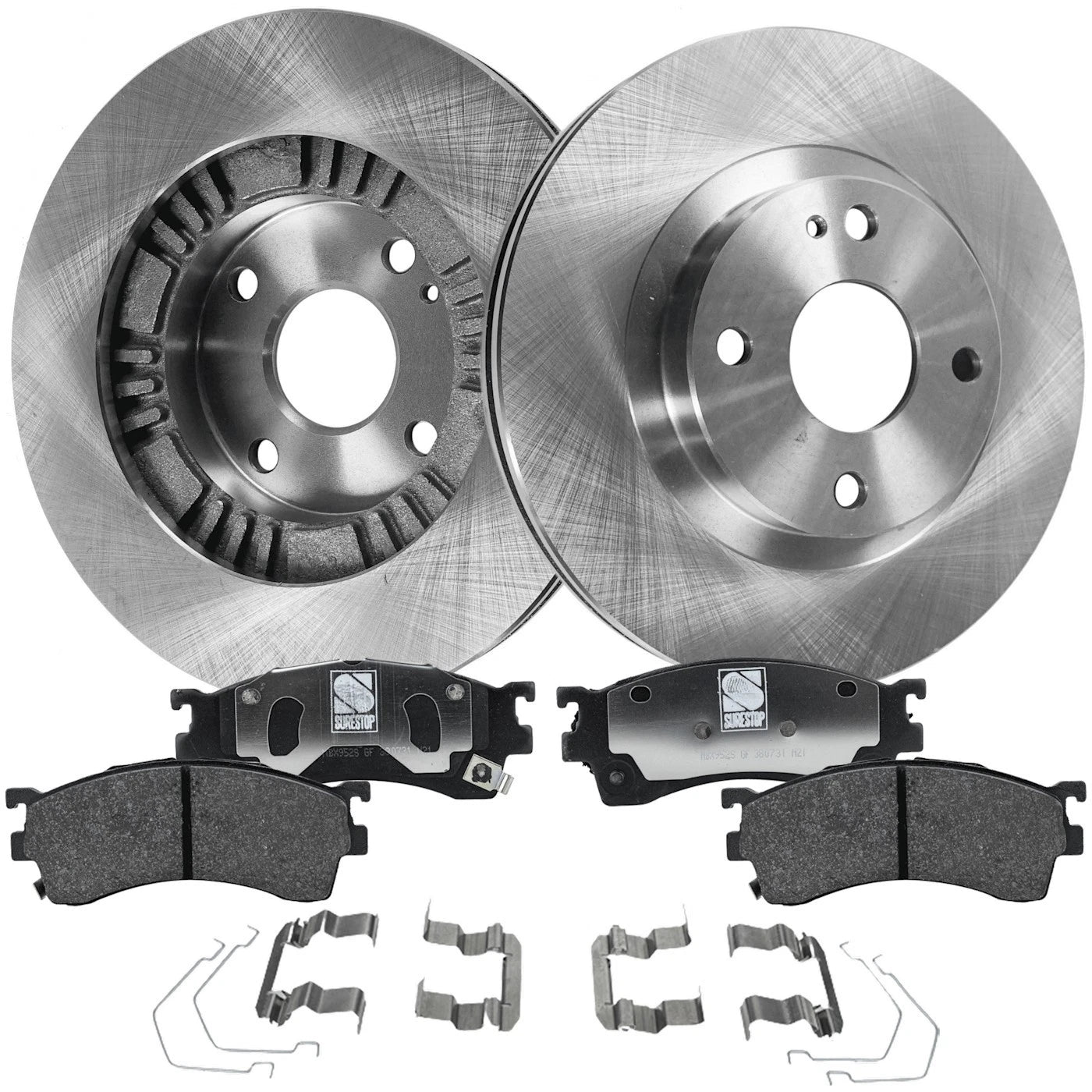 Front Brake Disc Rotors and Pads Kit for Mazda Protege (1999–2003)