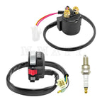 Start Stop Switch & Starter Solenoid Relay & Spark for Yamaha Warrior/Big Bear 350 (1996–2006)