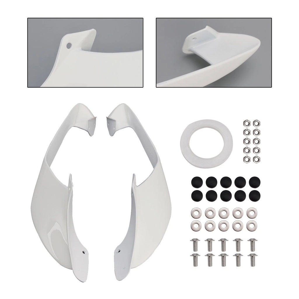 Front Side Winglets for Yamaha YZF R1 R1M (2021–2024) White