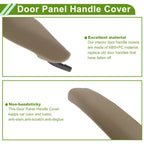 Door Panel Handle Pull Trim Cover for BMW X3 Beige (2010-2016)