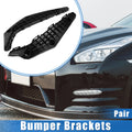 2X Front Bumper Brackets for Toyota Highlander (2014–2019) Black