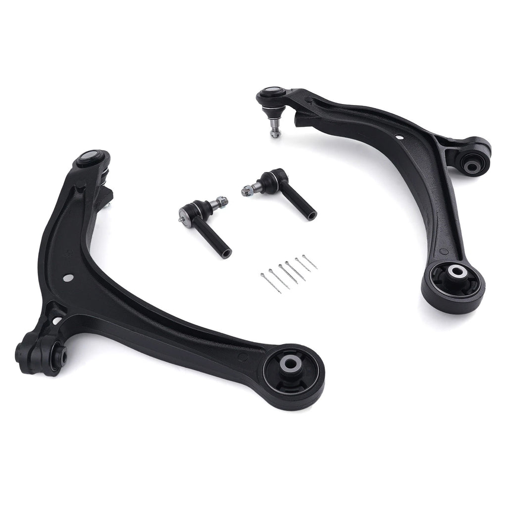 Set of 4 Front Lower Control Arms Tie Rods for Honda Odyssey (2011–2017)