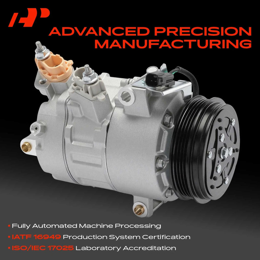 A/C Compressor with Clutch for Ford Edge (2019–2024) Lincoln Nautilus (2019–2023)