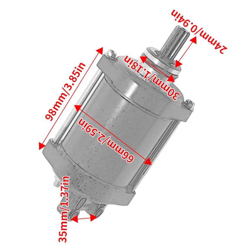 Starter Motor for Kawasaki ZR1000 Z1000 ABS (2010–2013) 21163-0061