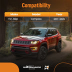 Set of 4 Car Mats for Jeep Compass (2017–2025)