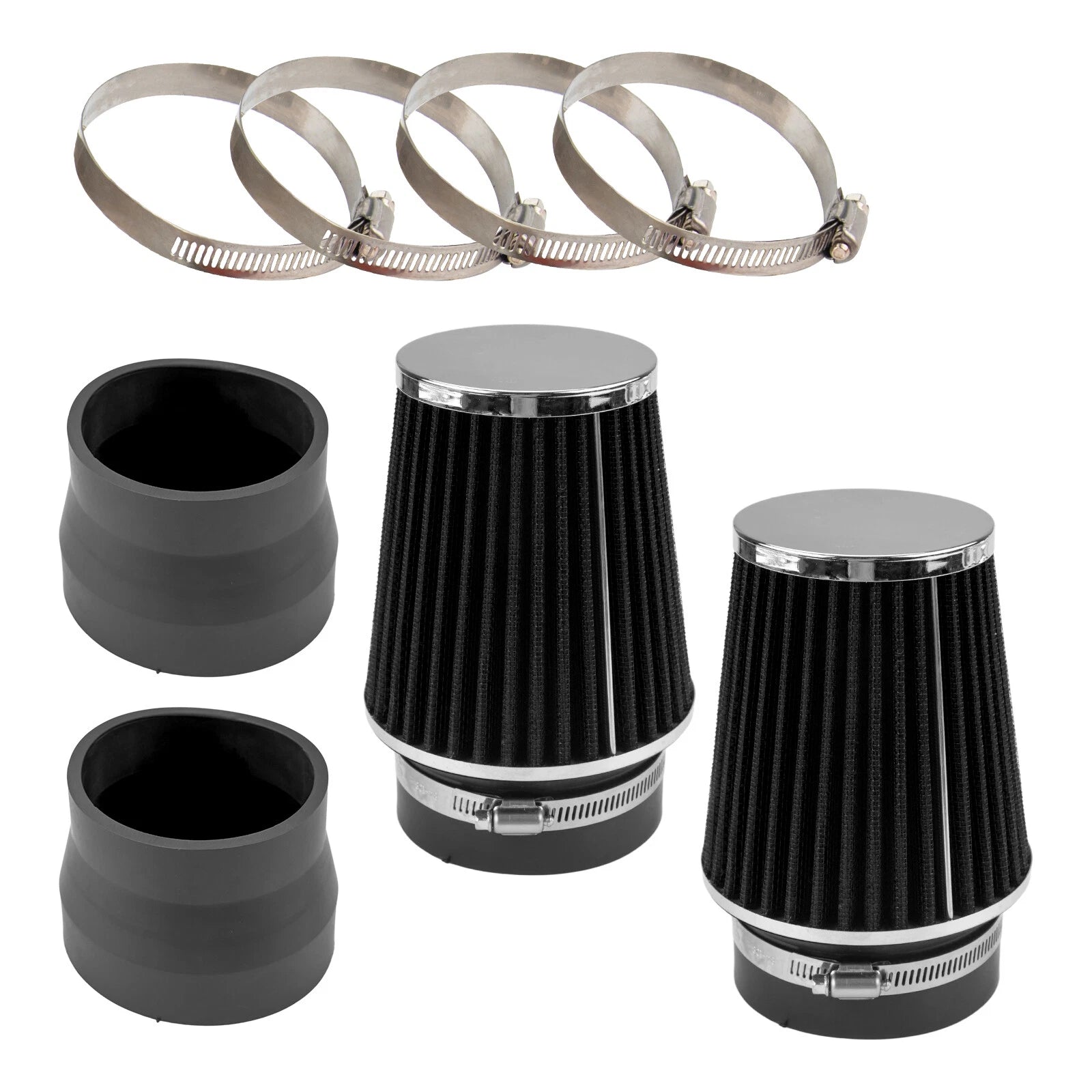 Cold Air Intake System Kit Black for Mercedes Benz C300 (2008–2012)