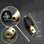 Keyless Drill Chuck Adaptor for Universal Use (0.3-3.5mm)