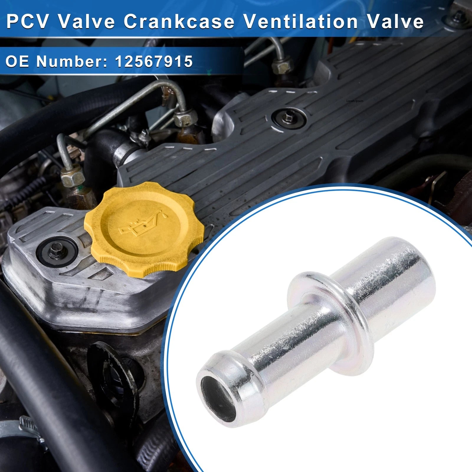 PCV Valve 12567915 for Chevrolet Silverado 