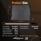 Aluminum Radiator for Dodge Durango/Grand Cherokee (2016-2021)