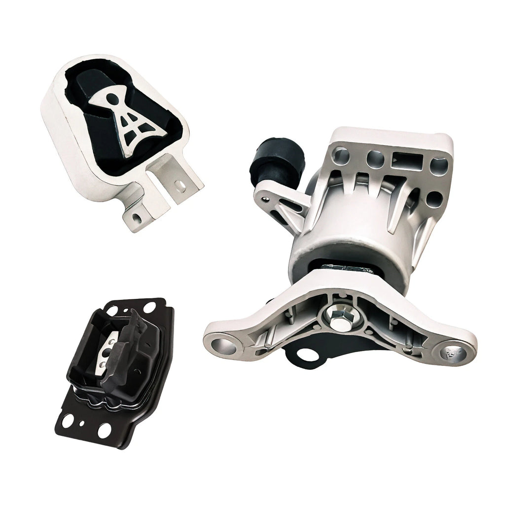 3x Motor Mount Set for Ford Fusion (2013–2018) 2.0L Auto Transmission