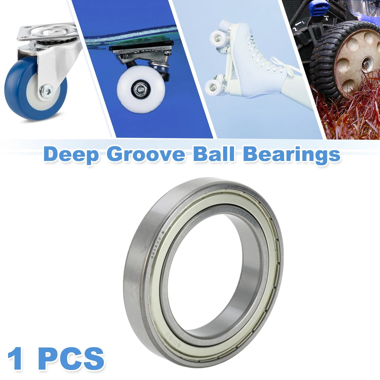 Deep Groove Ball Bearing 75x115x20mm for Scooter Skateboard (6015ZZ)