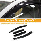 Set of 4 Window Deflectors for Mazda CX-7 (2008–2011) Side Vent Visors Black