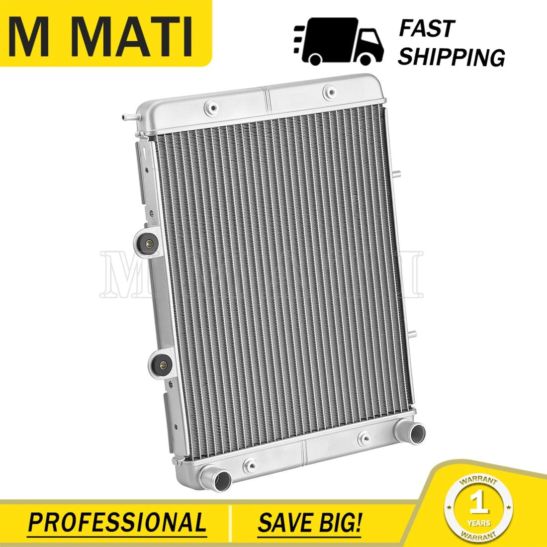 Aluminum Radiator for Polaris Sportsman 800 EFI (2004–2014) 1240521 1240301 1240190