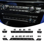Air Conditioning Control Switch Button Cover for BMW 535i 528i 520i 550i (2011–2016)