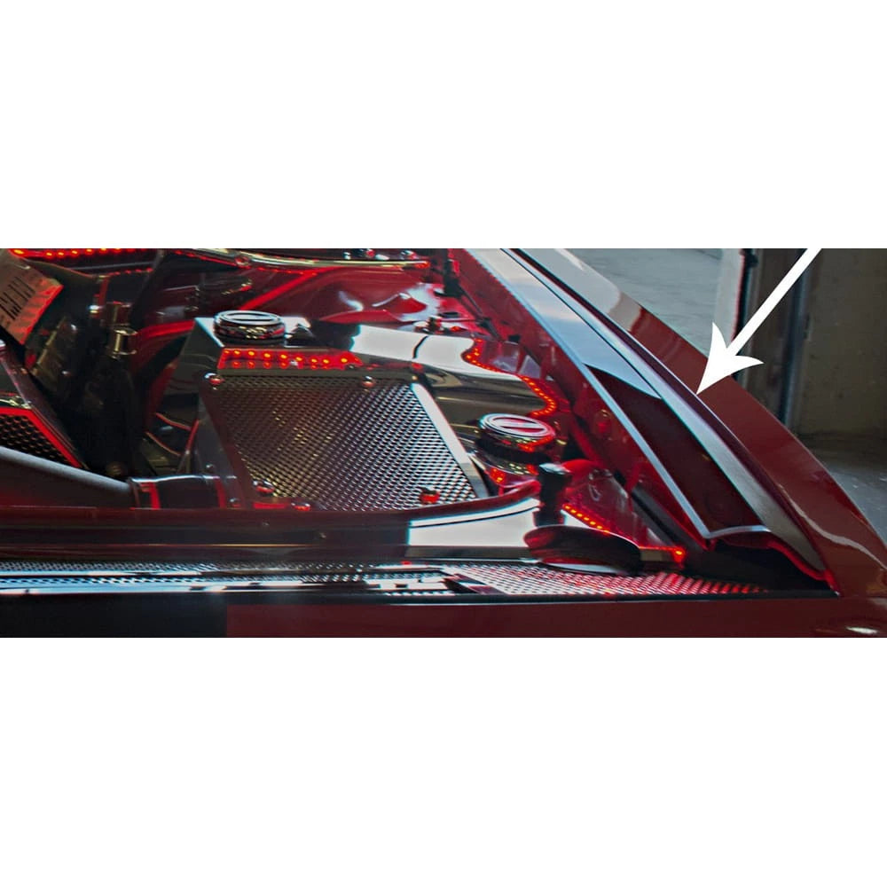 LED Fender Caps Stainless Steel Replacement for Dodge Challenger (2008–2019)