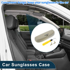 Sunglasses Case for Audi A3 (2012–2021) Eyeglasses Holder Storage Box Beige