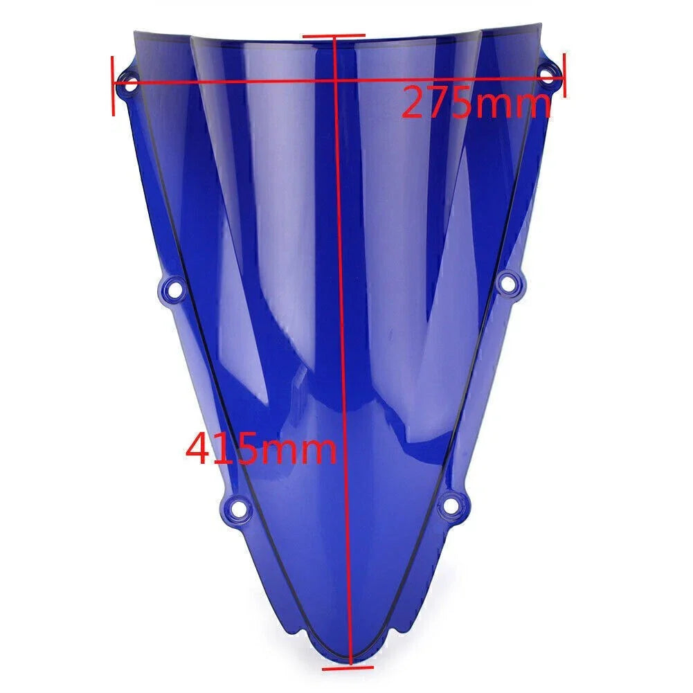 Front Windshield for YAMAHA R1 2000-2001 ABS Deep-Iridium Screen