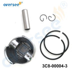 Piston Kit +0.5MM for Tohatsu 40 50HP M40D M50D (3C8-00004-3, 779-96152)