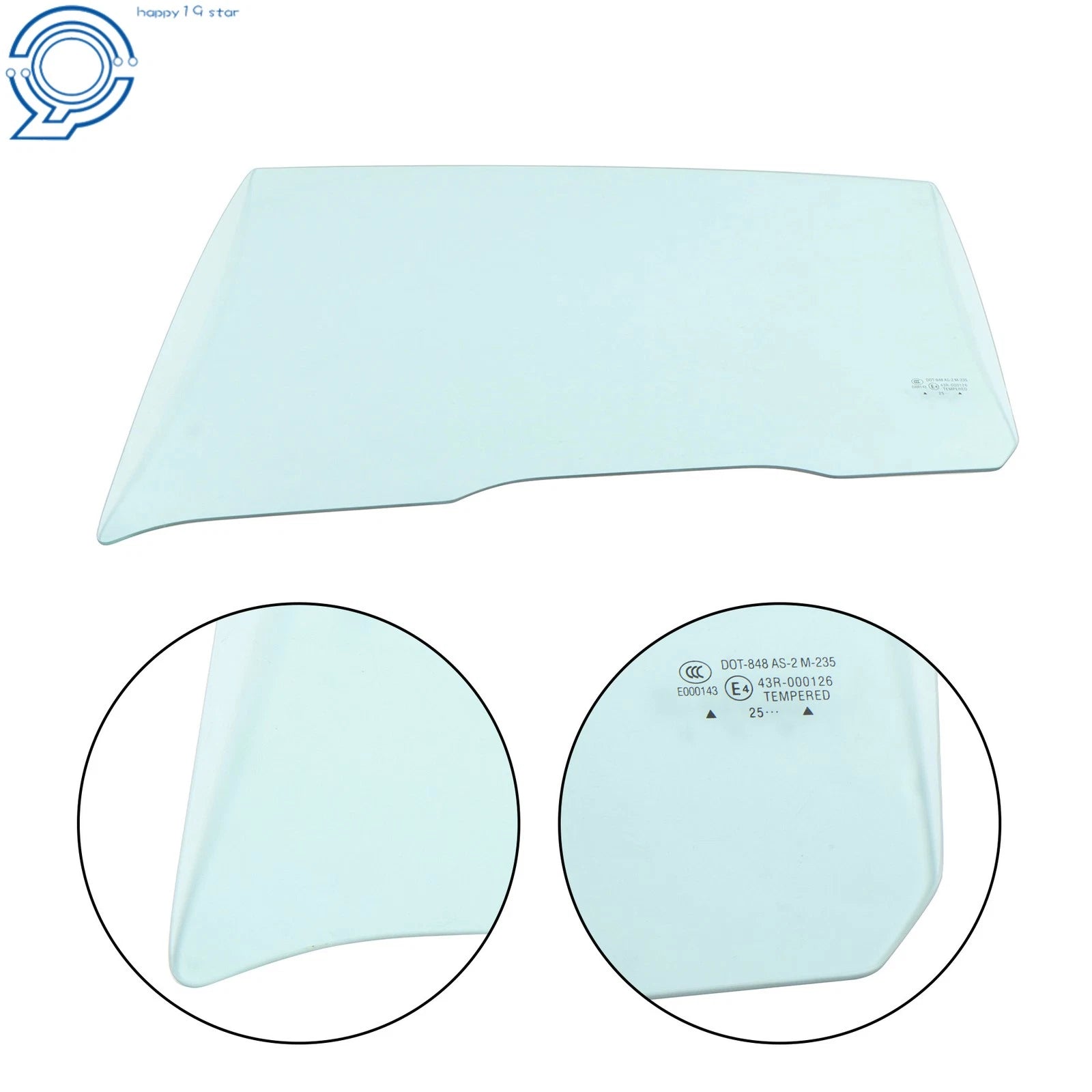 Driver Side Rear Window Glass for Infiniti Q50 (2014–2024)