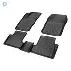 Set of 2 TPE Rubber Cargo Liner Floor Mats for Ford Focus (2012–2018)