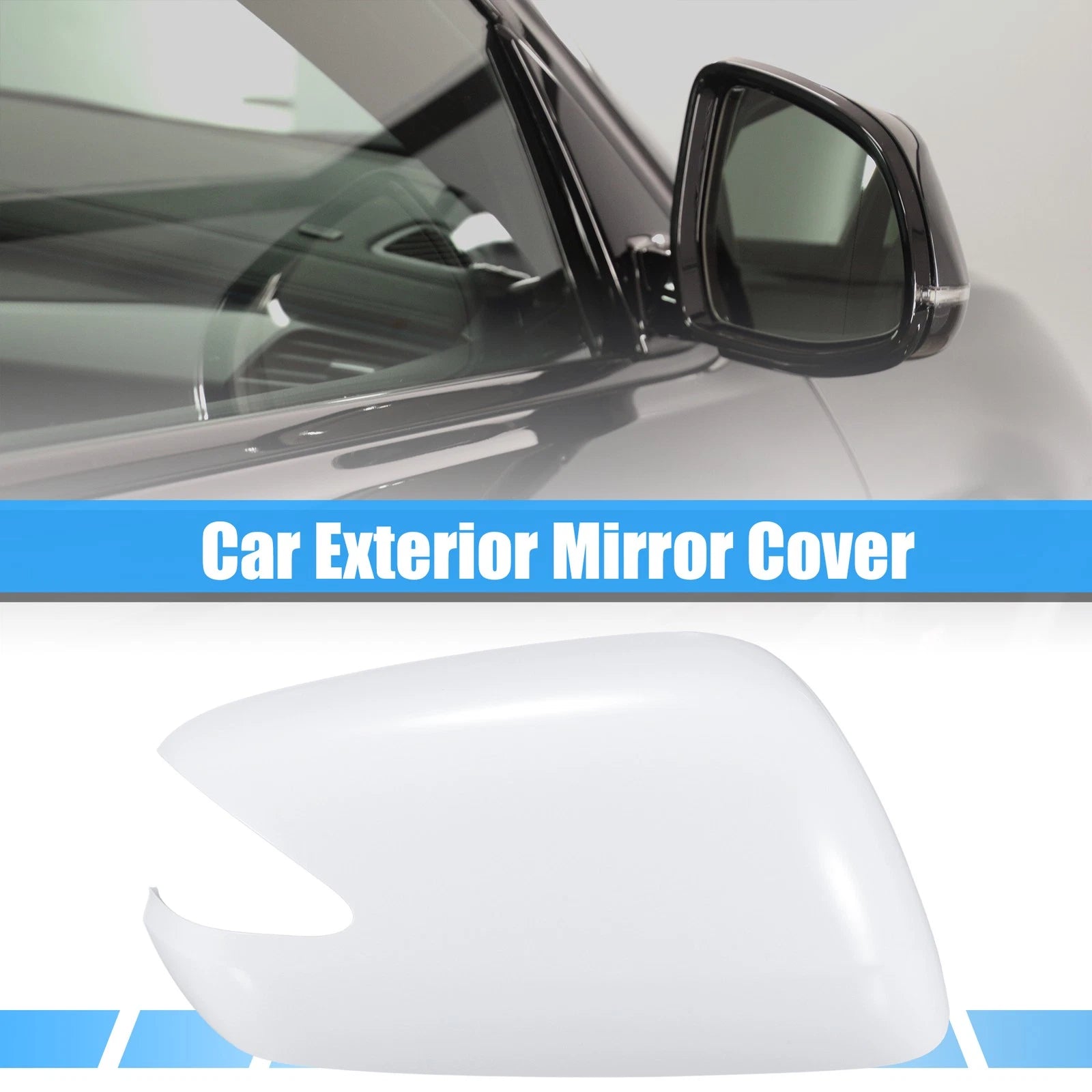 Right Side Mirror Cover for Honda Jazz Mk3 (2008–2015) - White