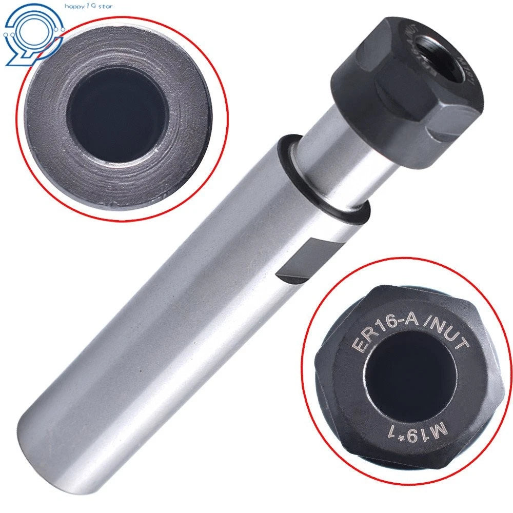 1" Straight Shank Tool Holder for CNC Milling Lathe (C1 ER16)