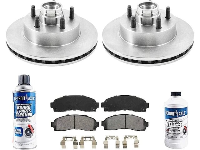Front Brake Pad and Rotor Kit for Mazda B3000 (2003–2005) TN221ST