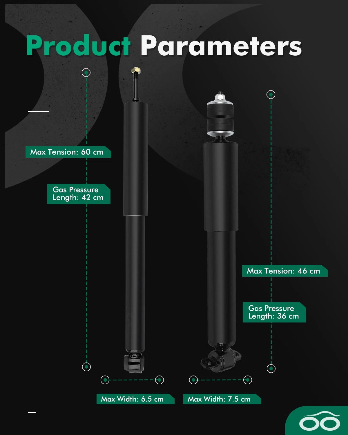 Front Rear Shocks Struts for Crown Victoria Grand Marquis Lincoln Town Car