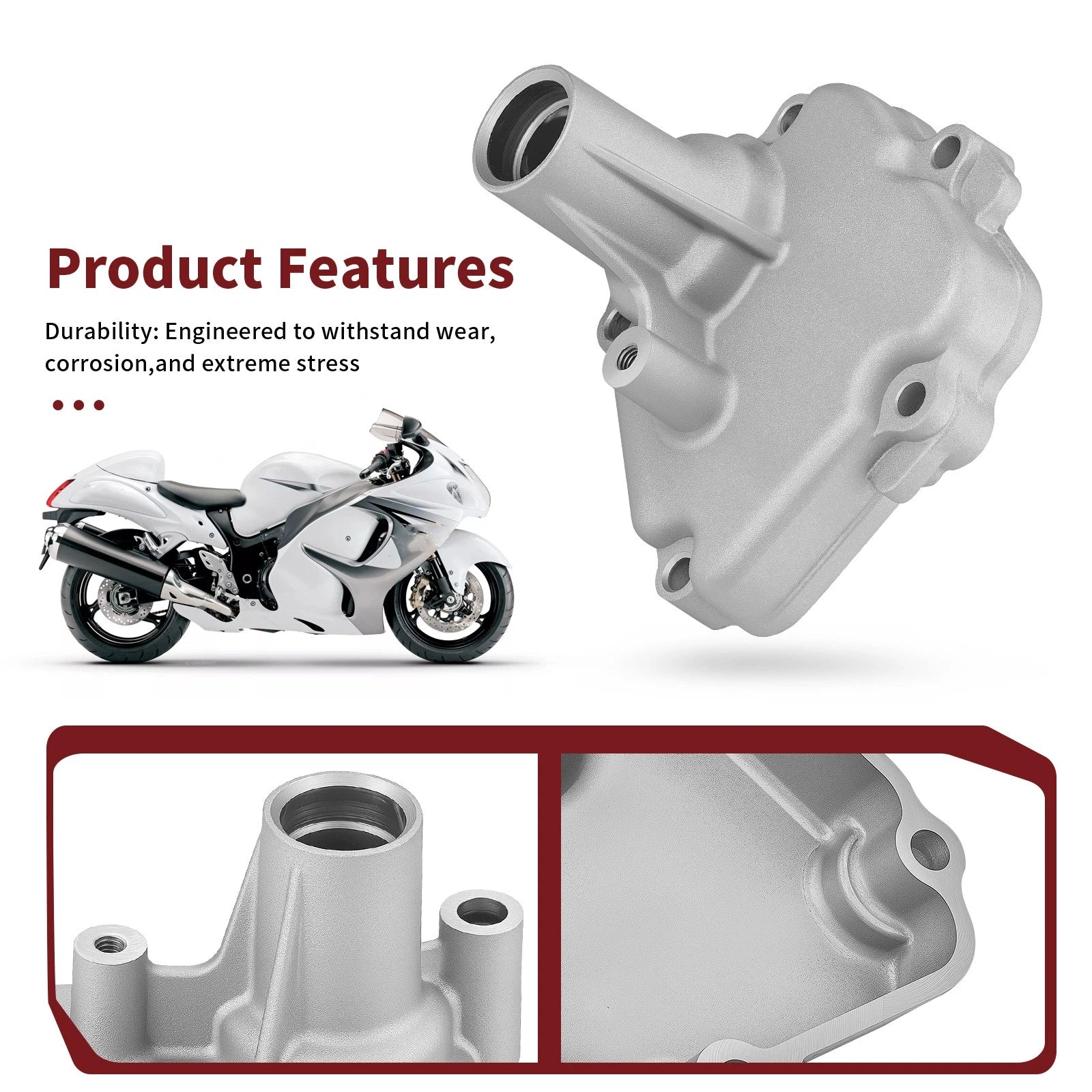 Gear Shifter Cover + Gasket for Suzuki Hayabusa GSX1300R (1999–2007)