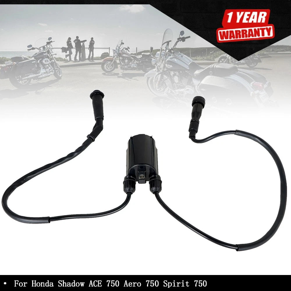 Ignition Coil & Spark Plug Cap for Honda Shadow ACE 750 (1997-2003)