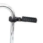Black Racing Dominator CNC Footpeg w/ 1.25" P-Clamp for Yamaha Roadstar