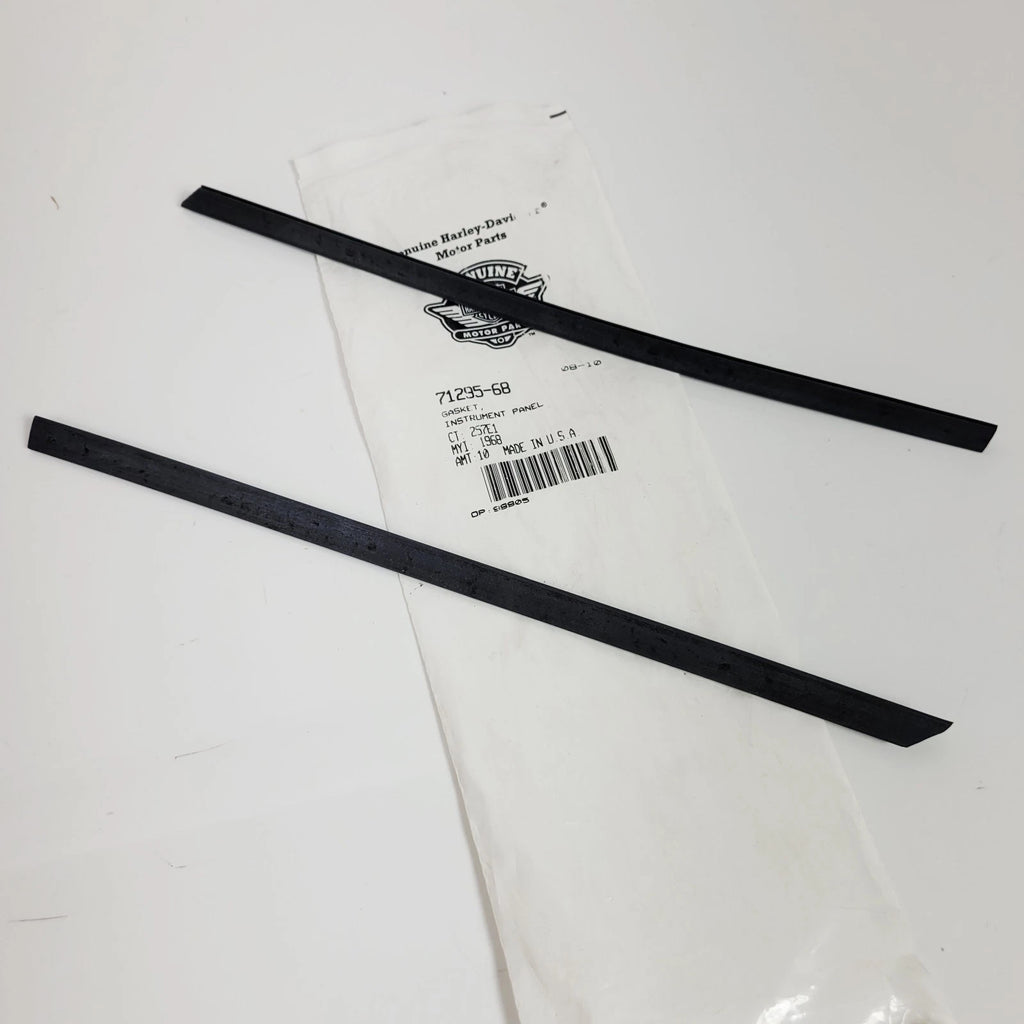 Set of 2 Instrument Panel Gaskets for Harley-Davidson Panhead, Shovelhead (1968–1984)