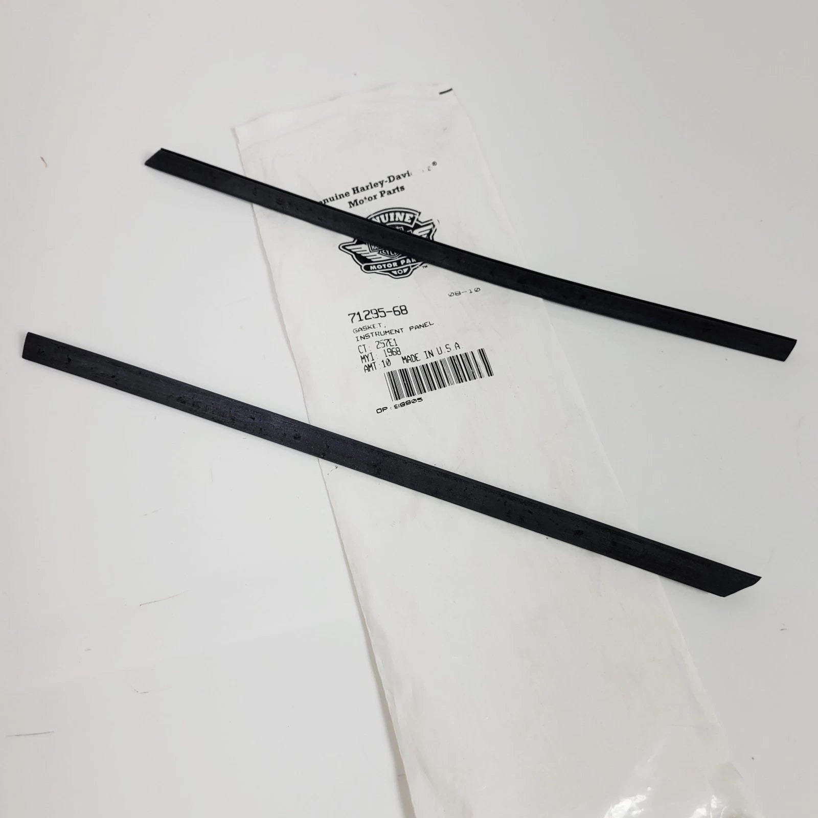 Set of 2 Instrument Panel Gaskets for Harley-Davidson Panhead, Shovelhead (1968–1984)