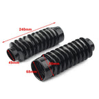 49mm Front Fork Gaiters Boots for Harley Dyna