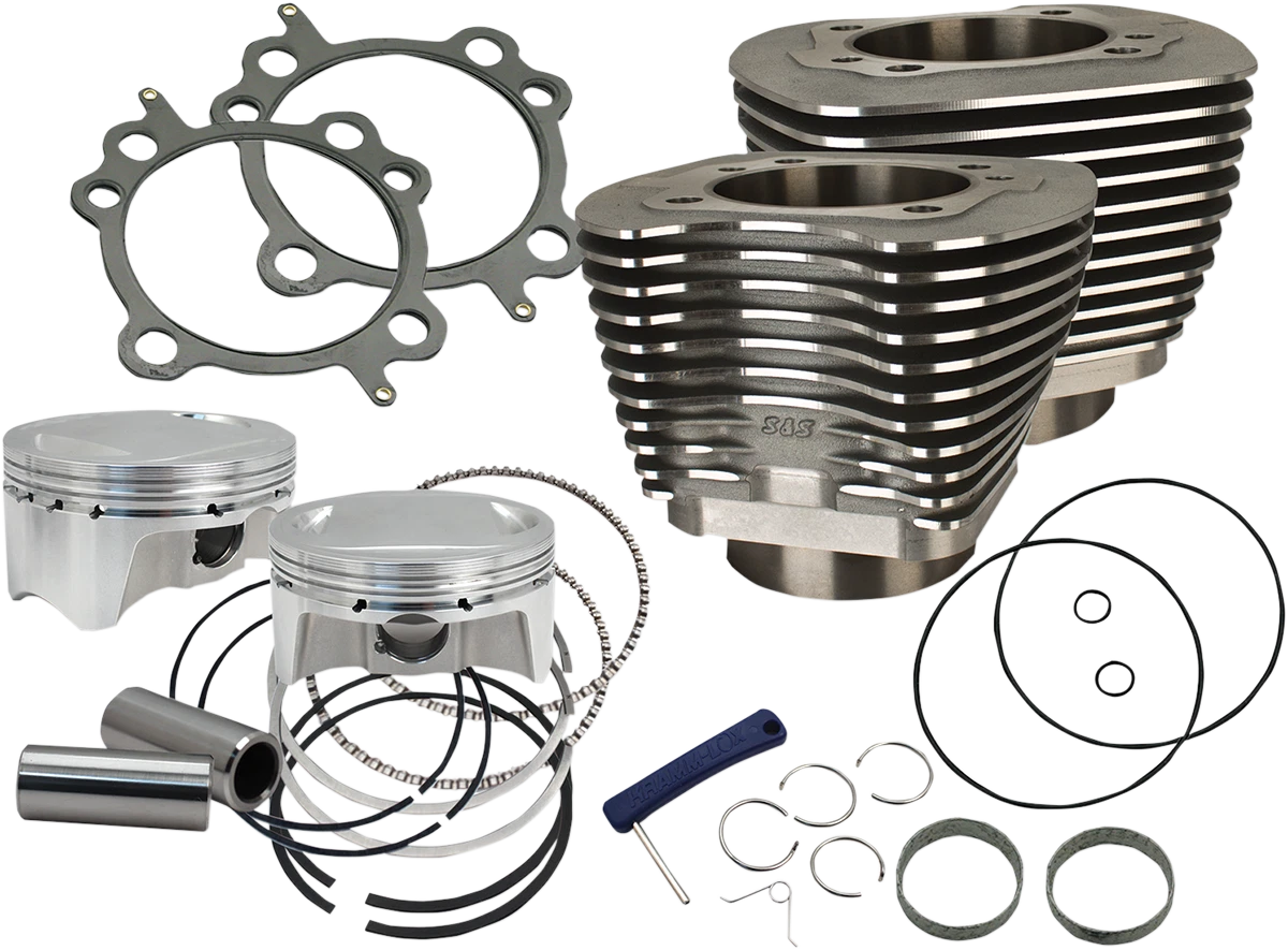 S&S Cycle 98" Big Bore Cylinder Kit for Harley Twin Cam (1999–2017) 910-0481