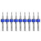 Set of 10 Carbide Rotary Bits for CNC Engraving