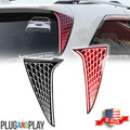 LED Smoke Rear Pillar Tail Lights for Toyota Sienna (2021–2023)