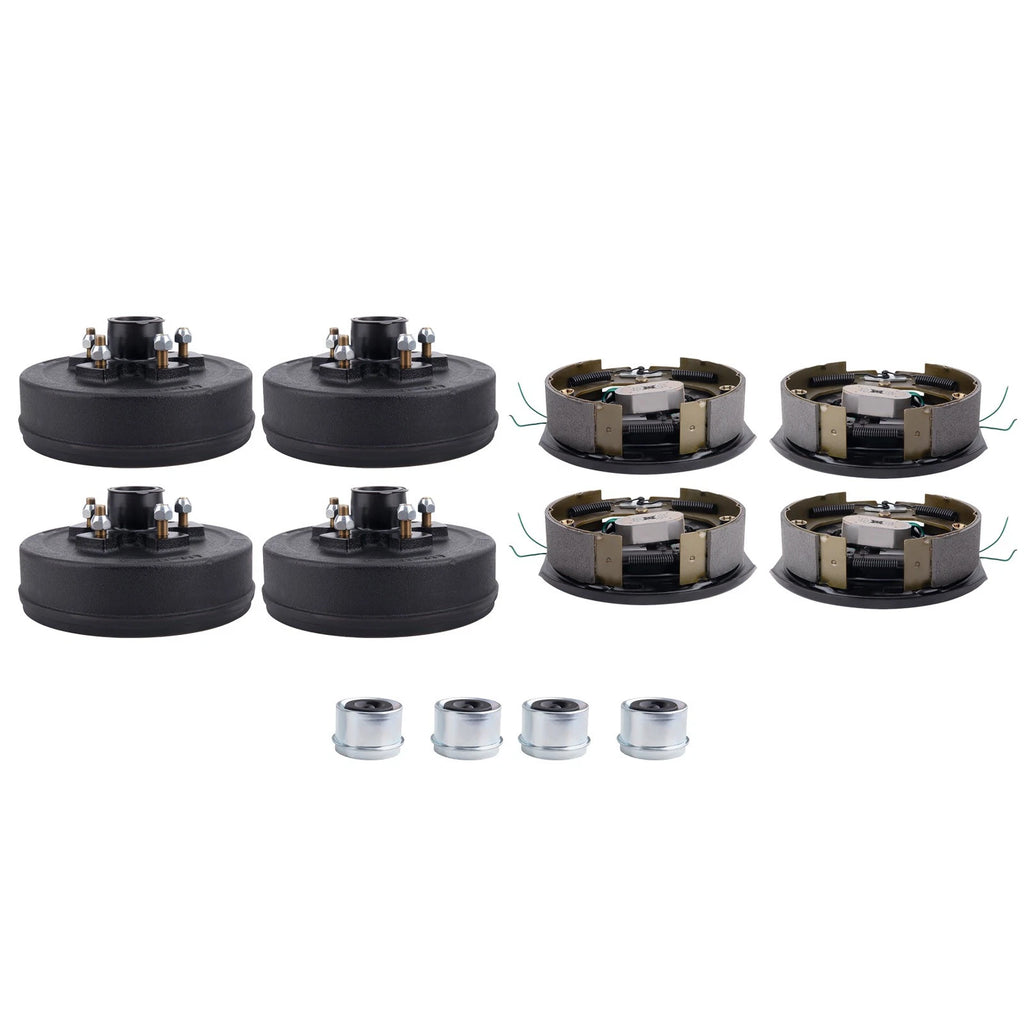 Set of 4 Electric Brake Drum Bearing Kits for 3500 lbs Axles
